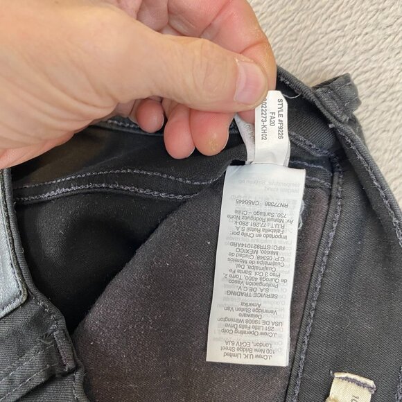 Madewell Women's Jeans Size 29 10" High-Rise Skinny Cotton/Polyester/Elastane Bl - Picture 12 of 14